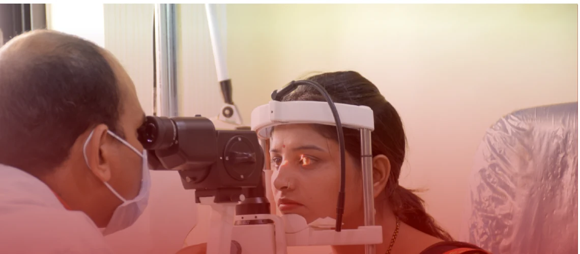 Eye examination at the SGVEH Network